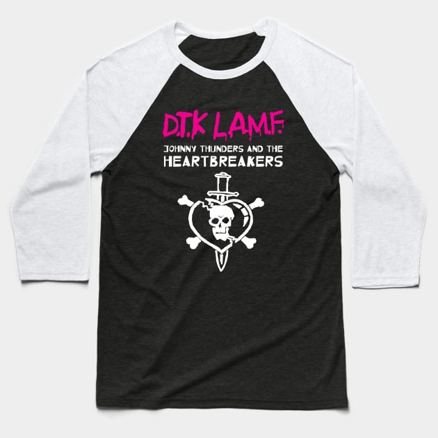 Johnny Thunders and The Heartbreakers band Baseball T-Shirt by VizRad